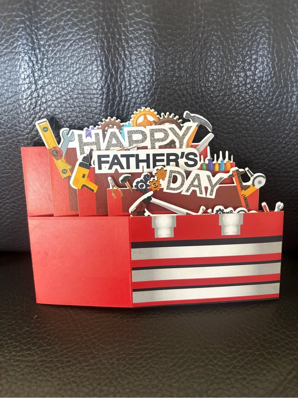 RESERVED for shakduke Father's Day Toolbox Pop Up Card - Picture 5 of 7